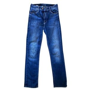 MOTHER Denim Midi Rise Dazzler Ankle in Pardon My French Wash